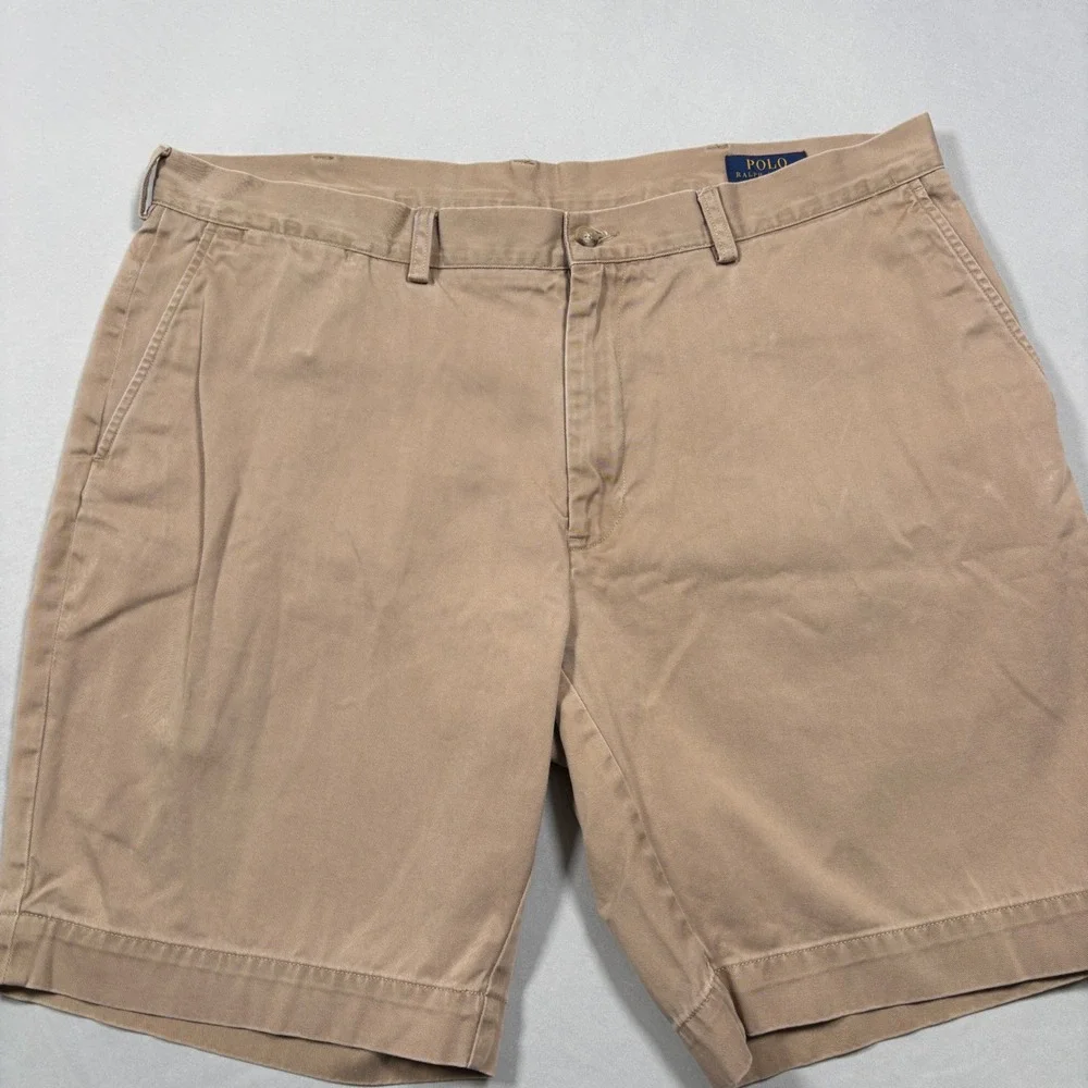 Polo Ralph Lauren Chino Shorts Mens 38 Tan Classic Fit 9